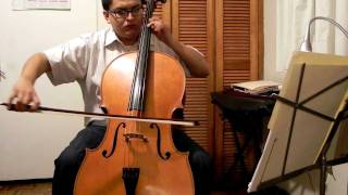 Beethoven 9th symphony 4th mvt cello excerpt [upl. by Ahlgren253]