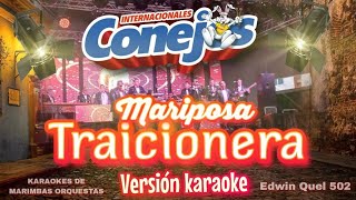 Mariposa traicionera karaoke version internacionales conejos suscribete [upl. by Abigail248]