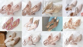 2024 Latest Unique amp Beautiful😍😍 Heels Shoes Sandals CollectionNew Bridal Type Sandals Collection [upl. by Aihsot]