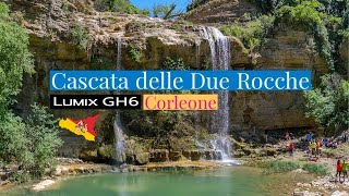 Cascata delle Due Rocche  Corleone  Sicilia 4K [upl. by Dranel]