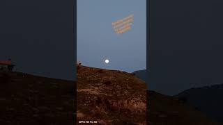 Chandni Raat reels mountains paragliding został travel zostałgostopChand moon flyinthesky [upl. by Oecam269]