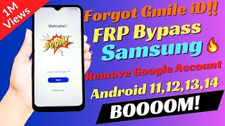 Finally New Method🔥All Samsung FRP BypassUnlock 2024 All Android 1213  Google Account Remove 2024 [upl. by Eiser]