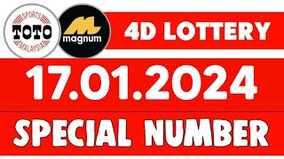 4D Magnum 4D ToTo Special Number Today Malaysian lottery [upl. by Worlock224]