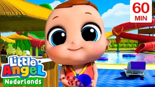 Plezier in het waterpark  Kinderliedjes met Baby John  Little Angel Nederlands [upl. by Robbyn]