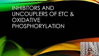 Inhibitors OF Electron Transport Chain and oxidative phosphorylation and Uncouplers Hindi [upl. by Auqinahs787]