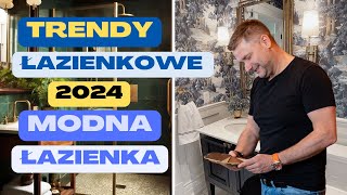 🛀 TRENDY ŁAZIENKOWE 2024 MODNA ŁAZIENKA W 2024 ROKU [upl. by Krock]