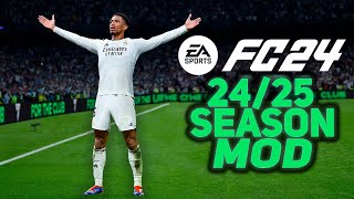 I UPDATED FC24 TO FC25  FC24 RODEs 2425 New Season Mod  New kits [upl. by Jaan]