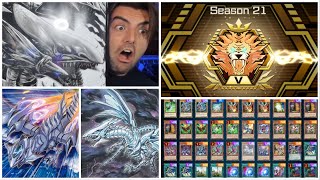 BlueEyes Deck  MASTER RANK YuGiOh Master Duel Season 21 [upl. by Davita]