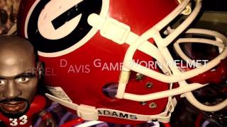 Best college football man cave in the world UGA Hershel Walker Hobnail Boot Vince Dooley Georgia [upl. by Ylerebmik]