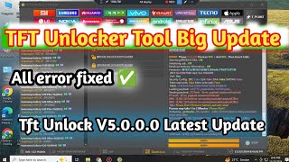 Tft Unlock Tool V5000 Setup 2024Tft Unlock Tool New Update 2024Tft Tool No Internet Connection [upl. by Airdnahs489]