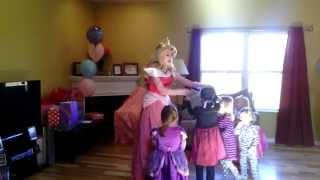 Princess Aurora Sleeping Beauty singing and dancing Happily Ever After Productions [upl. by Reeher]