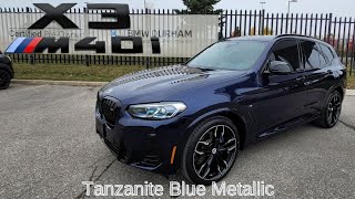 NEW ARRIVAL 2023 BMW X3 M40i Tanzanite Blue Metallic on Cognac [upl. by Lilithe]