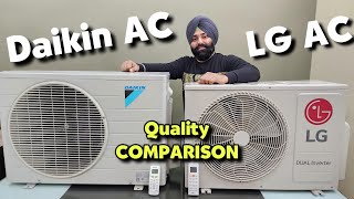 LG AC vs Daikin AC Comparison  Daikin AC vs LG AC Comparison  Daikin vs LG AC  LG vs Daikin AC [upl. by Alysoun601]