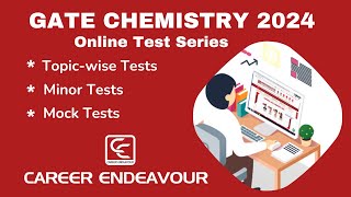 GATE Chemistry Online Test Series 2024 Career Endeavour  GATE Chemistry Test Series [upl. by Drawyeh]