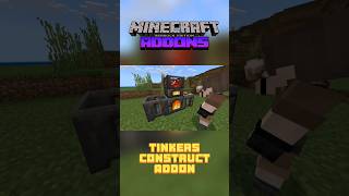 TINKERS CONSTRUCT ADDON minecraft bedrock addon jereplagio fyp [upl. by Yeroc408]