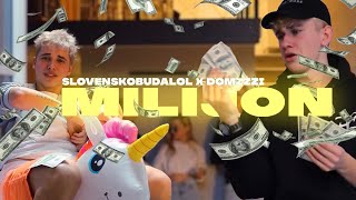 SLOVENSKOBUDALOL amp DOMZZZI  MILIJON Official Video 2022 [upl. by Clothilde]