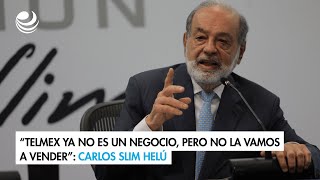 “Telmex ya no es un negocio pero no la vamos a vender” Carlos Slim Helú [upl. by Nyla435]