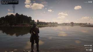 Red Dead Redemption 2 Largemouth Bass location Survivalist 10 challenge [upl. by Richardo]