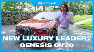 Genesis GV70 Review Genesis Compact Luxury SUV Is Ready for the Spotlight  Price Interior amp More [upl. by Samuella217]