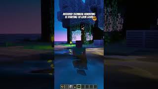 Screen Space Reflections SSR NOW in Minecraft Bedrock with Deferred rendering ON [upl. by Nnylkoorb595]