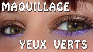 Maquillage yeux vert  un maquillage facile à réaliser [upl. by Atniuqal]