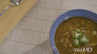 Pork Hominy Tomatillo Stew Recipe  WebMD [upl. by Aitnis]