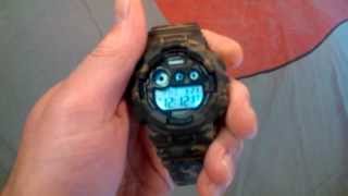 CASIO G SHOCK CAMOUFLAGE GD100 CAMO ARMY GREEN DIGITAL ACU GD100 [upl. by Ykcul53]