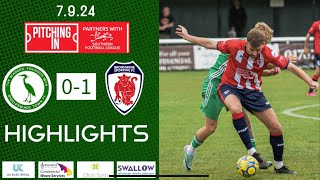 HIGHLIGHTS  Biggleswade Town 0  1 Bromsgrove Sporting [upl. by Sapphera]