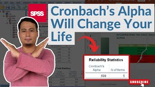 Cronbachs Alpha Reliability Analysis for Likert Scale Data in SPSS [upl. by Acinnej]