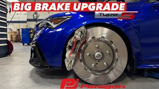 2024 Acura Integra TypeS  Paragon 6Piston Big Brake Kit Installation DE5 FL5 Part 6 [upl. by Laurinda128]