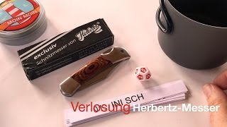 Verlosung des HerbertzMessers And the Herbertz goes to [upl. by Lladnarc733]