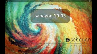 Sabayon 1903 GNOME Edition preview [upl. by Regdirb]