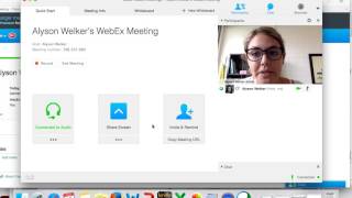 How to Use WebEx [upl. by Amoakuh]