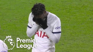 Yves Bissouma gets straightred for tackle v Nottingham Forest  Premier League  NBC Sports [upl. by Erlewine]