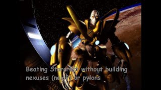 Beating Starcraft Brood War without increasing supply protoss campaign [upl. by Akilaz]