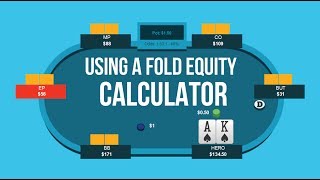 How To Use A Poker Fold Equity Calculator  Poker Quick Plays [upl. by Krakow]