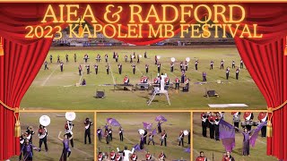 BOUNDARIES  2023 Aiea amp Radford HS Combined Marching Band  2023 Kapolei Marching Band Festival [upl. by Nedyah896]