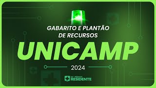 Live de Correção Gabarito e Plantão de Recursos UNICAMP 2024  Eu Médico Residente [upl. by Darryl491]