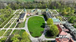 Pałac w WilanowieWilanów Palace Poland z lotu drona Mavic 3 Classic 4K 30 FPS [upl. by Sumetra178]