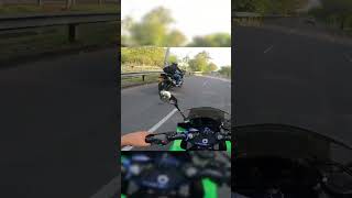 Estos agentes de tránsito casi nos atrapan haciendo piques😱motos mt09 xj6 fz1 viralshorts [upl. by Noled]