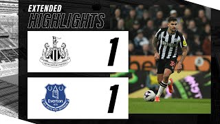 Newcastle United 1 Everton 1  EXTENDED Premier League Highlights [upl. by Cid]