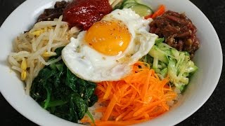 Bibimbap 비빔밥 amp Dolsotbibimbap 돌솥비빔밥 [upl. by Katinka]