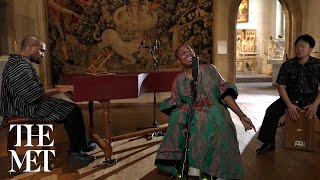 Cécile McLorin Salvant at The Met Cloisters Dame Iseut  MetLiveArts [upl. by Anemolihp]