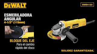 Esmeriladora Angular DEWALT 900 Watts DWE4120 [upl. by Truitt]