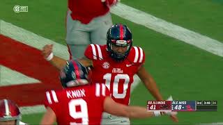 Football  Ole Miss vs SIU Highlights 9818 [upl. by Amalie]