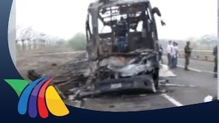 36 muertos en accidente de autobús en Veracruz [upl. by Caye]