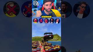 COCHES vs BARCOS con CONTAINERS 🤯😨999 IMPOSIBLE 😱 shorts [upl. by Godspeed949]