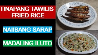 Filipino Smoked Tawilis Fish FRIED RICE RECIPE Easy amp Delicious Filipino Homecooked Dish [upl. by Vokay55]