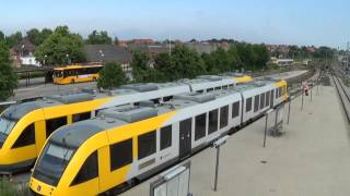 Trains at Hillerød Station [upl. by Nnyleitak]