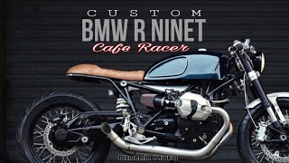 BMW R Nine T Custom Cafe Racer by Clutch Moto [upl. by Wenger]